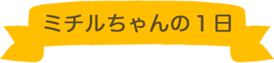 ミチルちゃんの１日